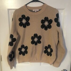 Nanette Lepore Floral Sweater Size S
